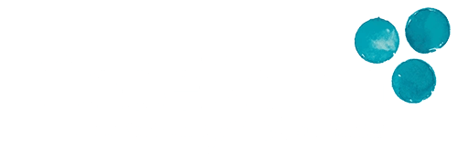 Logo van KindeRdam met witte letters