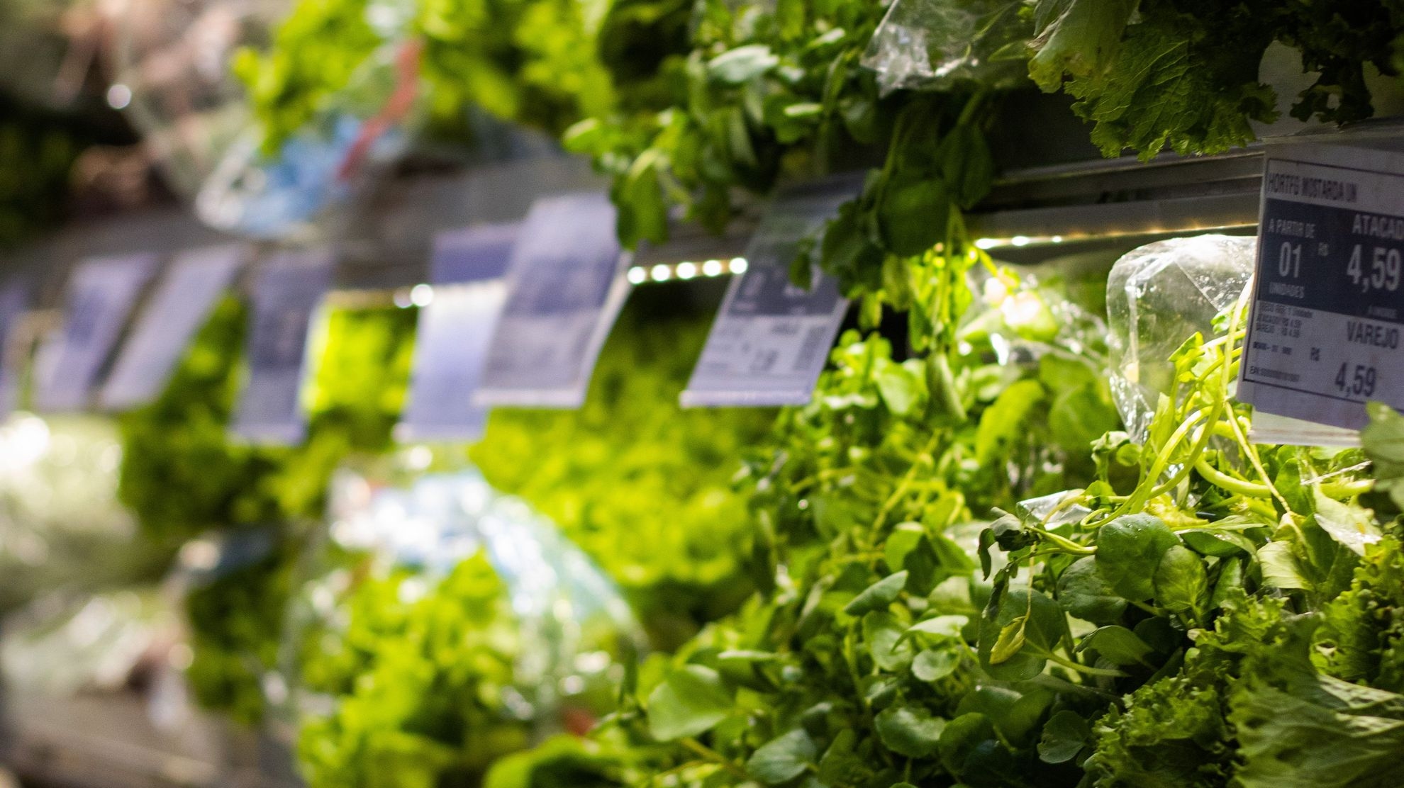 Verse groenten in een supermarkt als beeld bij FSIN.nl en de Nederlandse foodmarkt